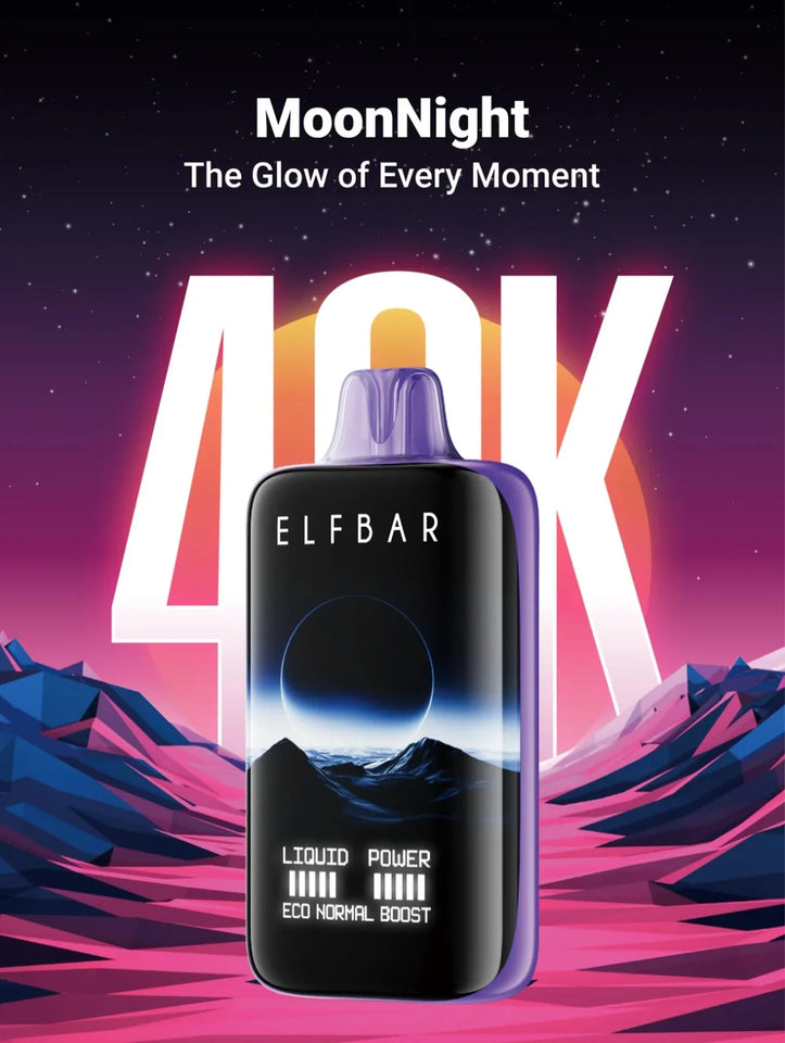 Elfbar Moonlight 40000 Puffs Disposable Vape 50mg In Dubai UAE