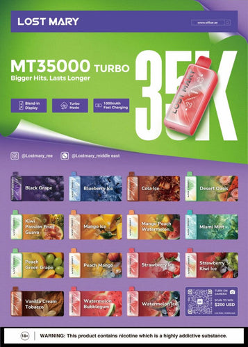 Lost Mary MT35000 Turbo Disposable Vape in Dubai UAE