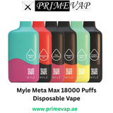 Myle Meta Max 18000 Puffs Disposable Vape in Dubai UAE