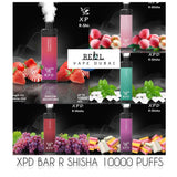 XPD BAR R SHISHA 3mg Nicotine 10000 Puffs