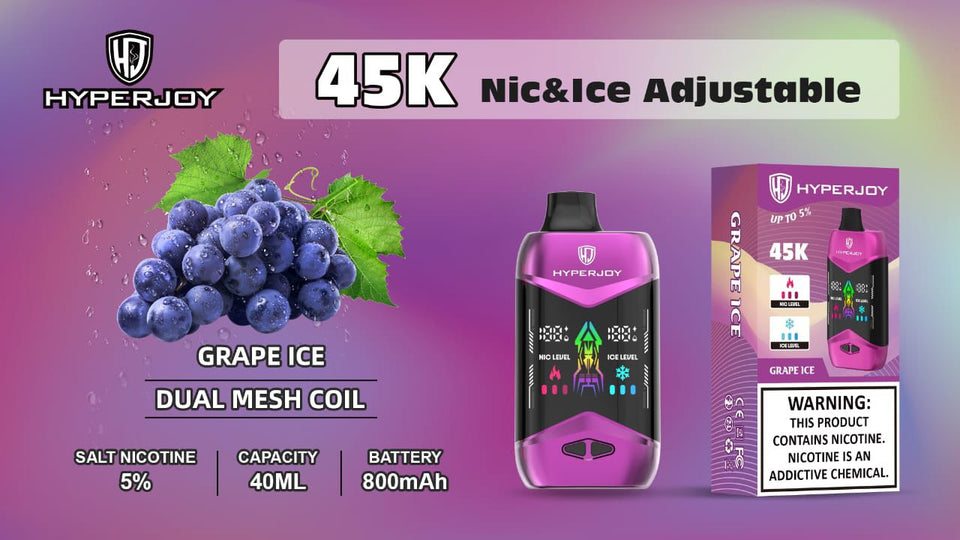 Hyperjoy 45000 Puffs Disposable Vape in Dubai UAE
