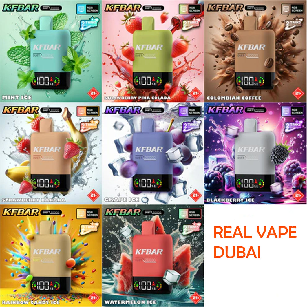 KFBAR Duet 20000 Puffs Disposable Vape In Dubai UAE