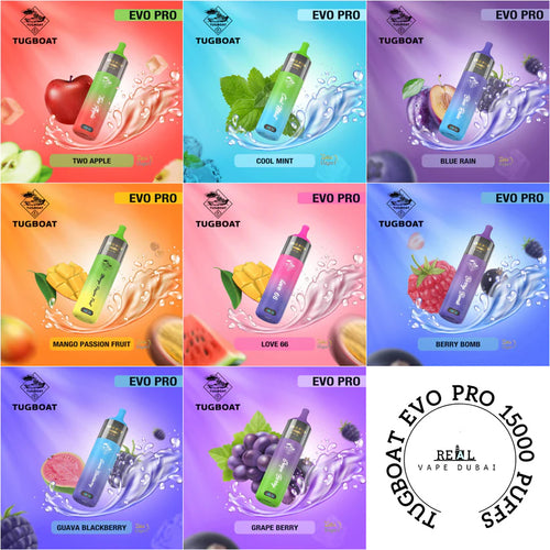 Tugboat Evo Pro 15000 Puffs Disposable Vape In Dubai UAE