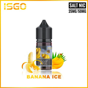 ISGO 30ML SALTNIC 25mg & 50mg ALL FLAVORS