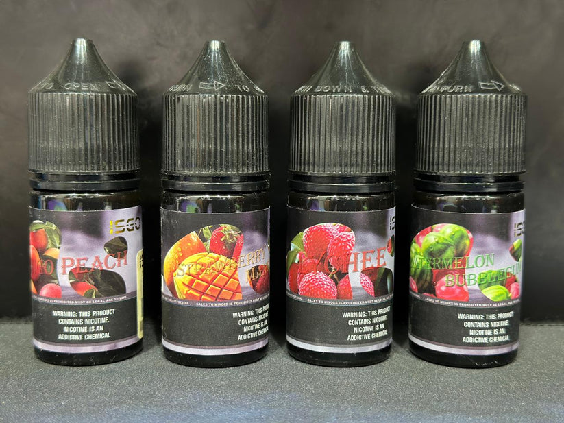 ISGO 30ML SALTNIC 25mg & 50mg ALL FLAVORS