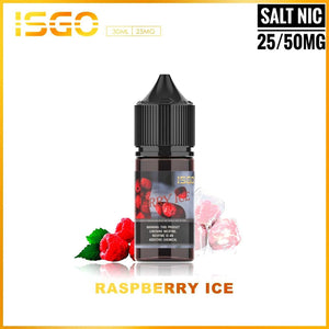 ISGO 30ML SALTNIC 25mg & 50mg ALL FLAVORS