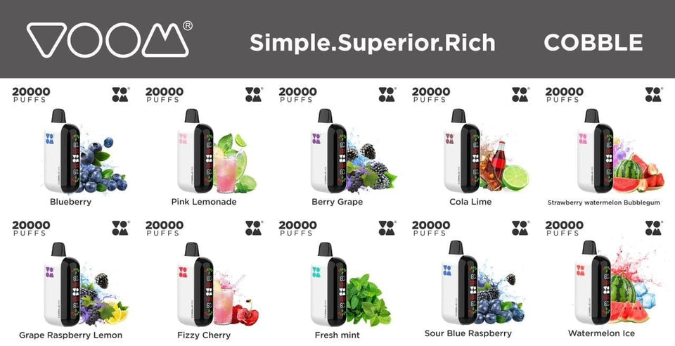 Best Voom Cobble 20000 Puffs Disposable in Dubai UAE